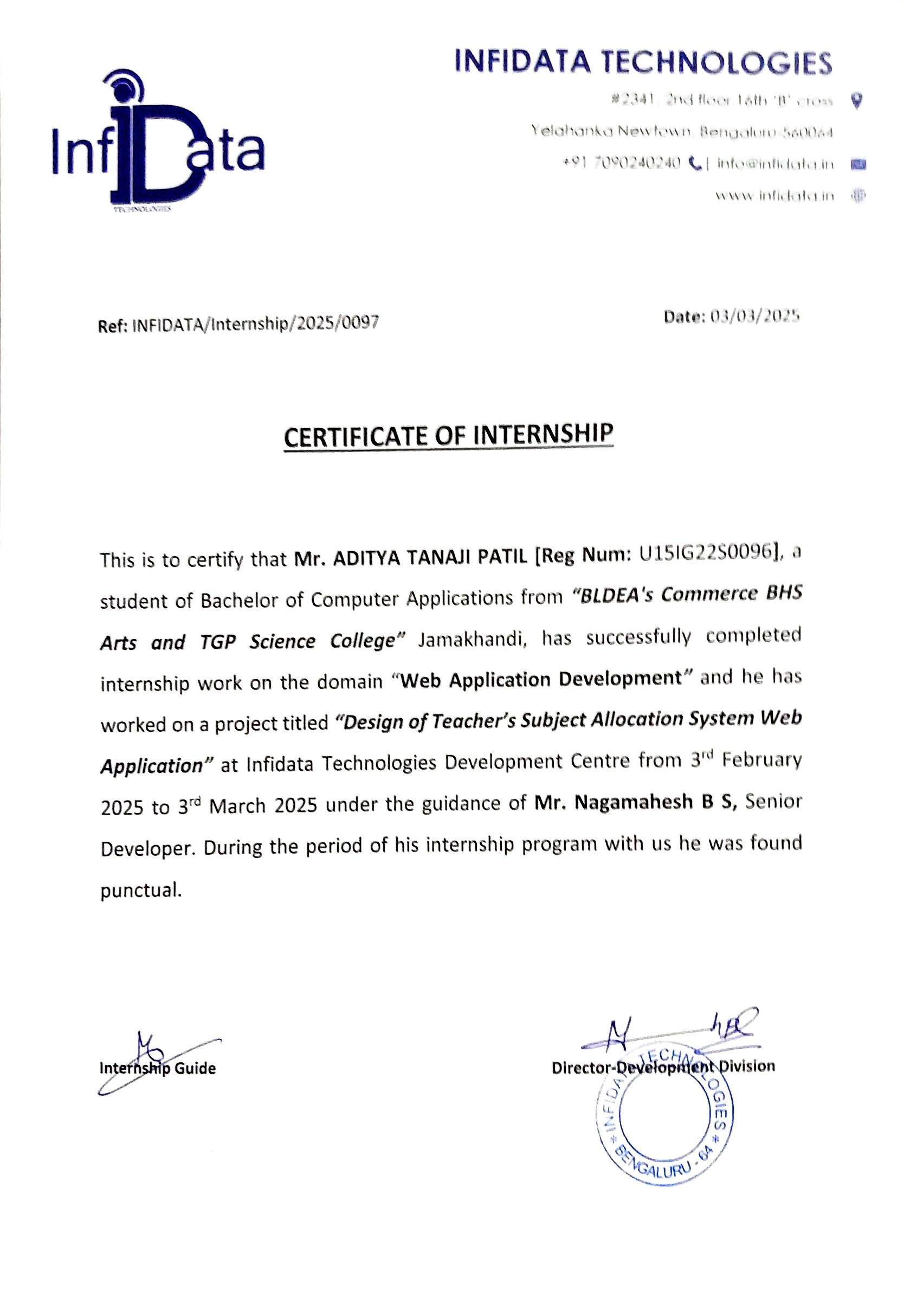 Certificate 1